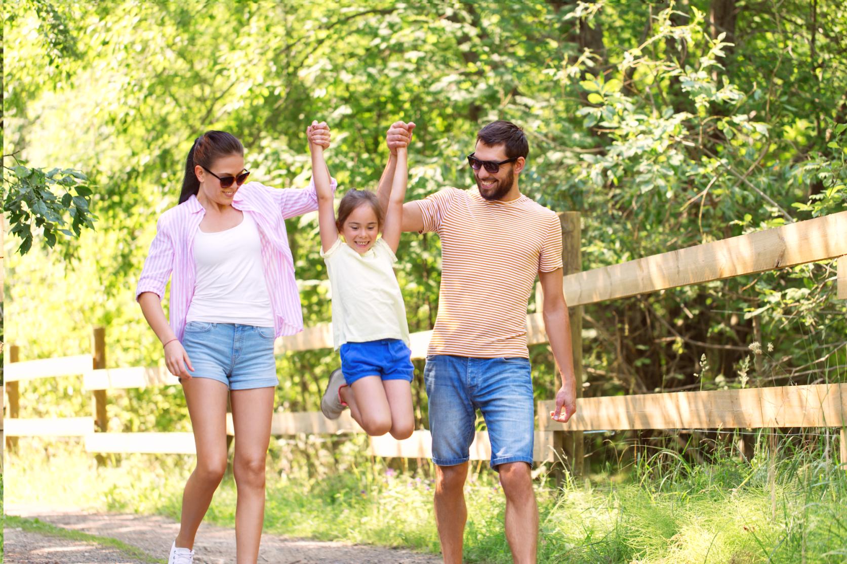 Foreign family living everyday life in Japan